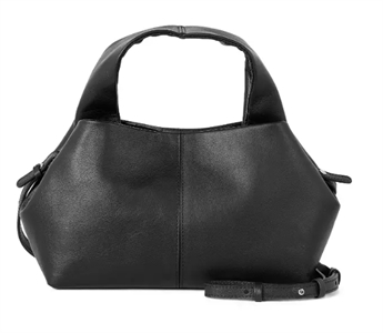 Zira Leather Bag, Black